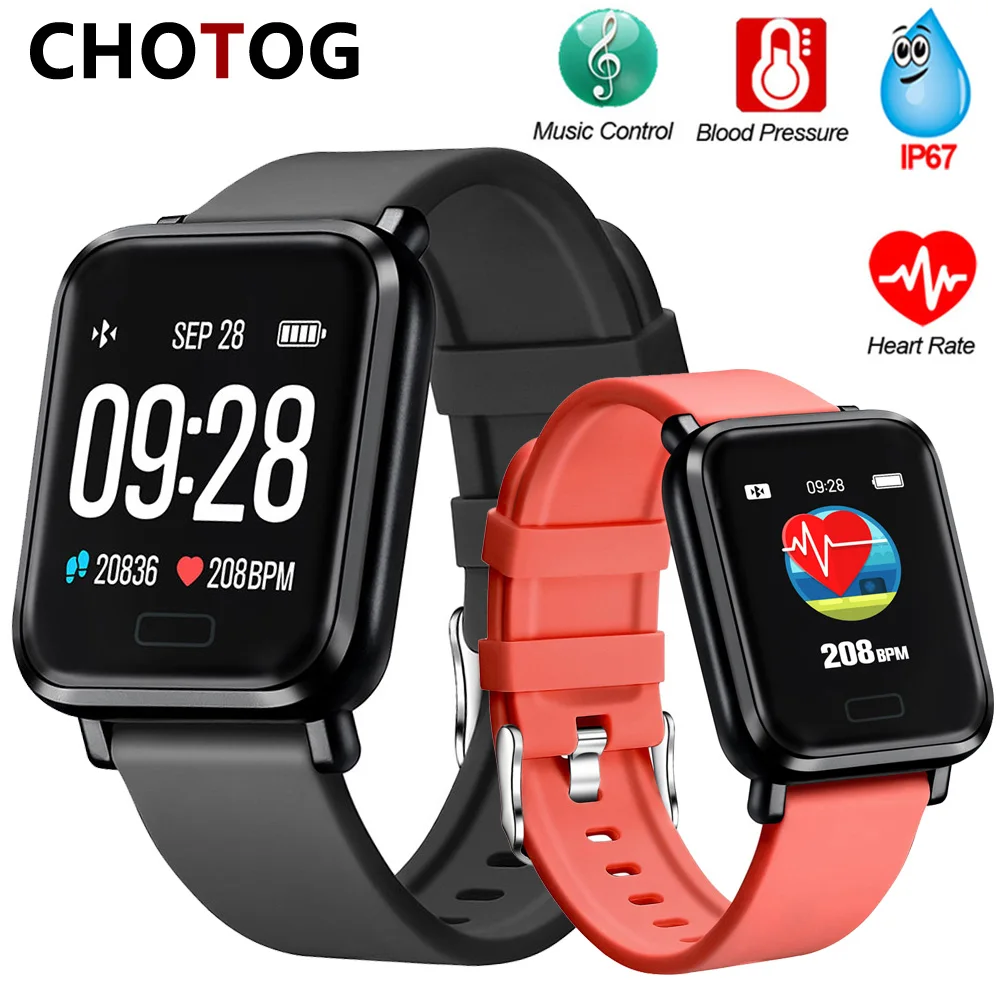 

Smart Watch Men Mujer 1.3'' Screen Electronic Pedometer For Sport Blood Pressure Heart Rate Monitor Smartwatch Ip67 Waterproof