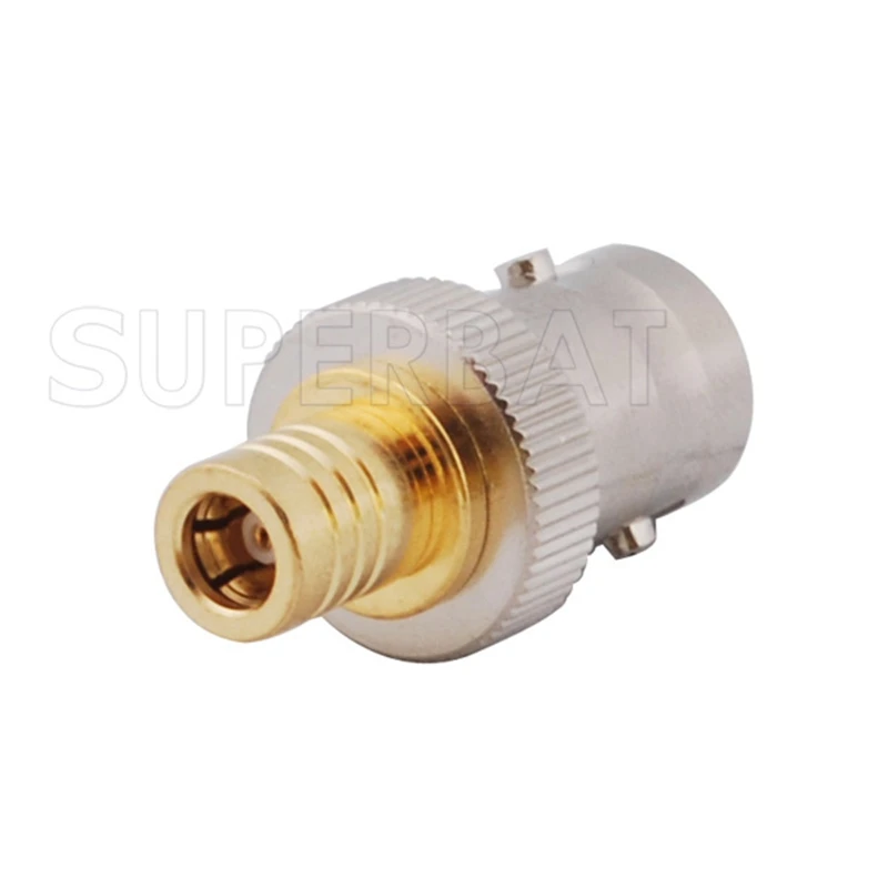 SMB to BNC Coaxial Adapter Straight RF Connector for Electronics