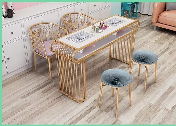 Manicure table and chair net red manicure station