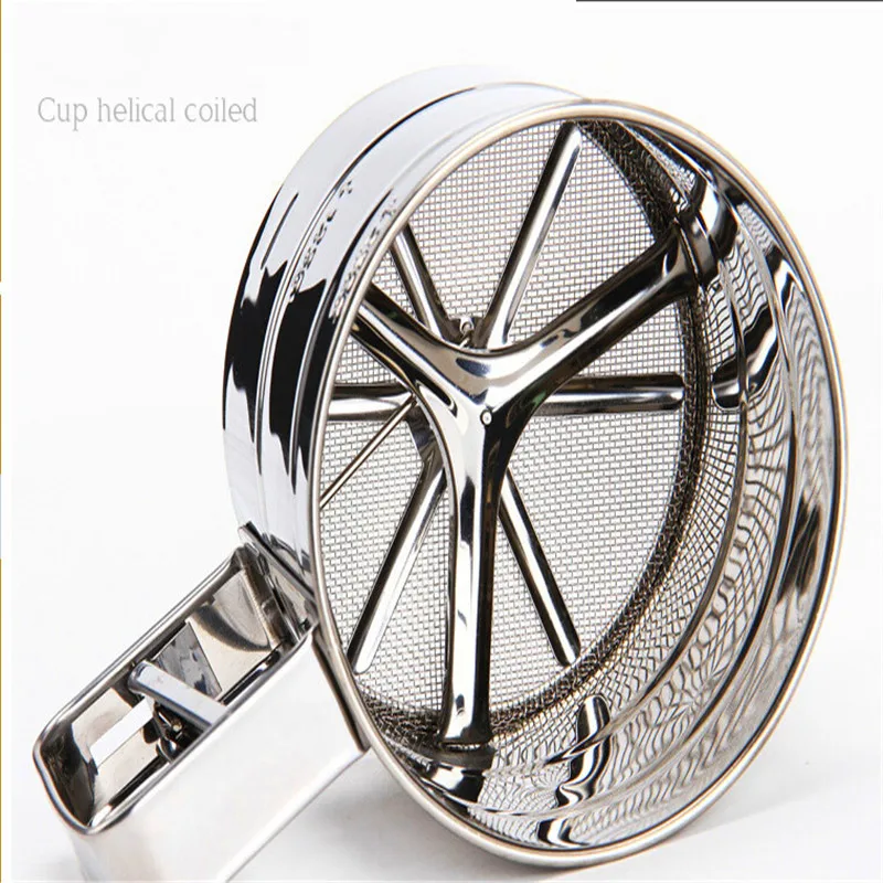 Ручной шейкер для муки сетчатый сито из нержавеющей стали сахарная глазурь