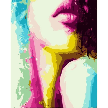 

sexy beauty diy digital paint by numbers painting Wall Art Picture Acrylic Paint By Numbers for adults for livingroom decor