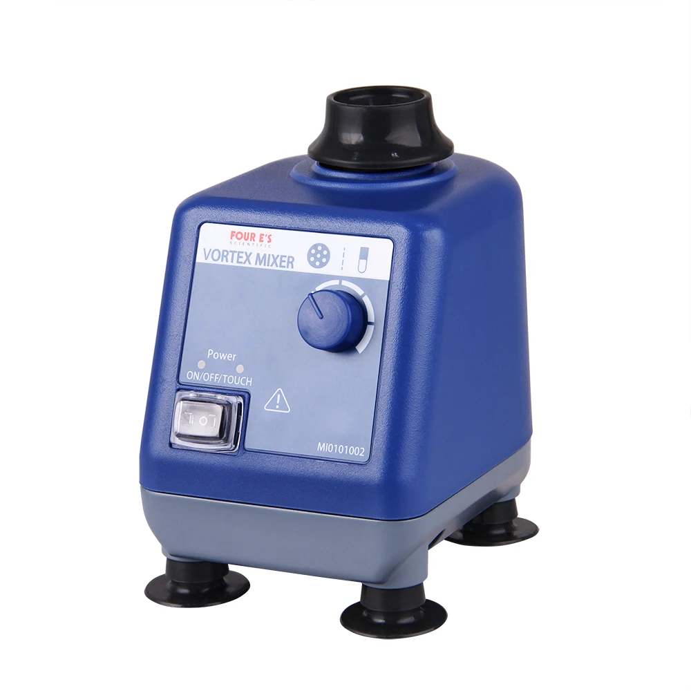 랩 보텍스 믹서 속도 0-3000rpm, 궤도 직경 6mm, 50/60Hz, 터치 및 연속 모드 믹스 50ml 용기 3 초 이내