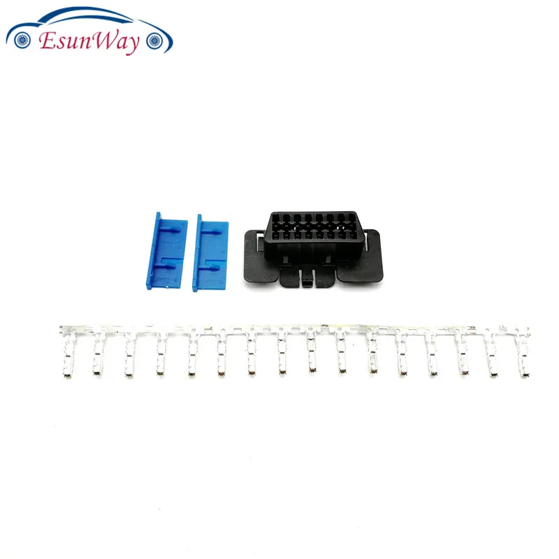OBD OBDII OBD2 OBD 2 16Pin гнездовой разъем OBD женский провод гнездовой разъем кабель J1962f штекер