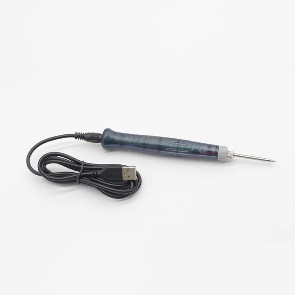 Мини Портативный USB 5 в 8 Вт Электрический паяльник ручка/наконечник сенсорный Переключатель Регулируемая электрическая пайка железные инструменты