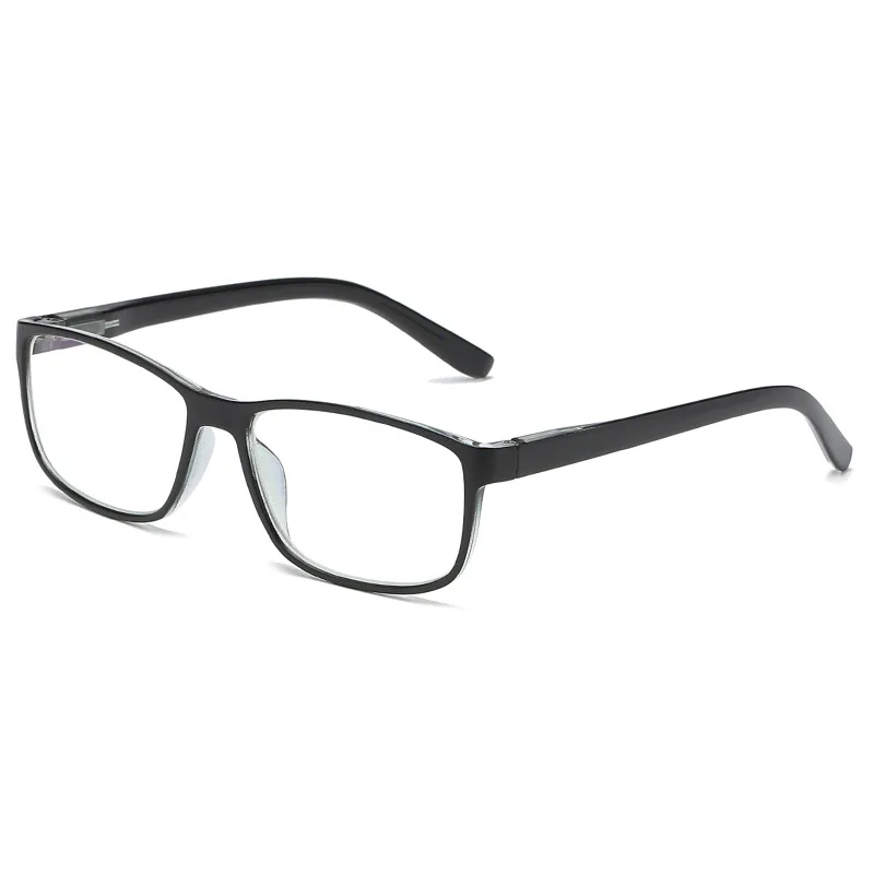 C01 Black Ультралегкие очки для чтения, женские и мужские, прозрачные линзы, против Blu-Ray, компьютерные очки, диоптрия пресбиопии+ 1,0 1,5 2,0 2,5 3,0 3,5 Z295 - Цвет оправы: C01 Black