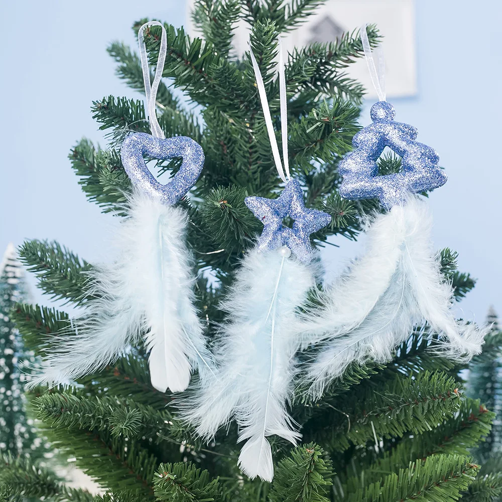 3 шт./упак. Новогодние украшения пены звезда с влюбленными Рождественская елка подвесная Рождественская елка украшения