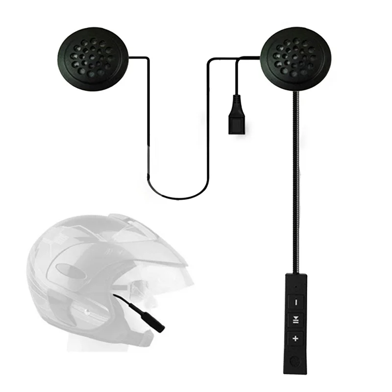 Шлем для верховой езды Hands Free наушники Bluetooth Анти-помехи для мотоцикла