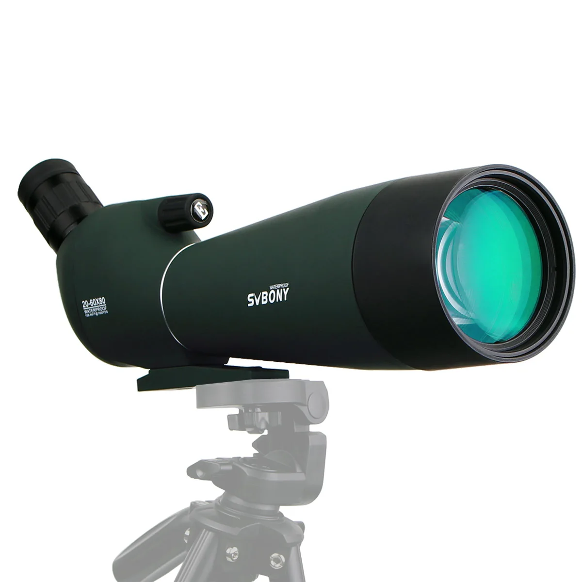 Svbony 20-60x80mm Zoom Зрительная труба для наблюдения за птицами Охота BAK4 призма FMC объектив Монокуляр телескоп Spyglass водонепроницаемый