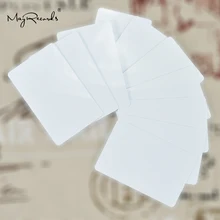 50 шт./лот ПВХ бесконтактная Смарт RFID IC карта M1 S50 13,56 МГц карты контроля доступа читаемые записываемые