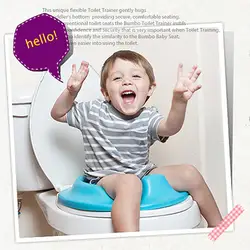 PP материал детское сиденье для горшка одноцветная Удобная безопасная Подушка 3 цвета сиденье для унитаза для ванной