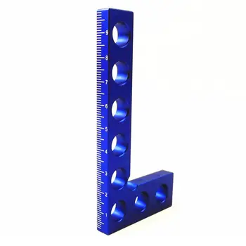 

Positioning Woodworking Fixture Aluminium Alloy 90 Degree Precise Clamping Square Right Angle Clamps Corner Positioning Ruler