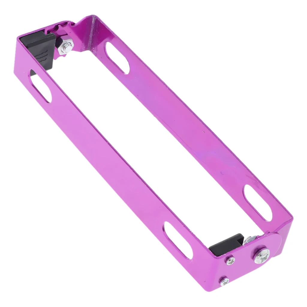 Adjustable Motorcyle Tail Brake Light License Plate Tag Holder Frame Mount for Scooter Motorbike Seven Colors