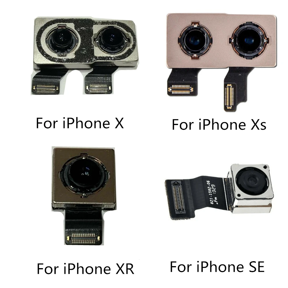 Back Camera For iphone 5S 6 6s 7 8 plus x XR XS XS max Back Camera Rear Main Lens Flex cable Replacement parts Back Camera For iphone 5S 6 6s 7 8 plus x XR XS XS max Back Camera Rear Main Lens Flex cable Replacement parts