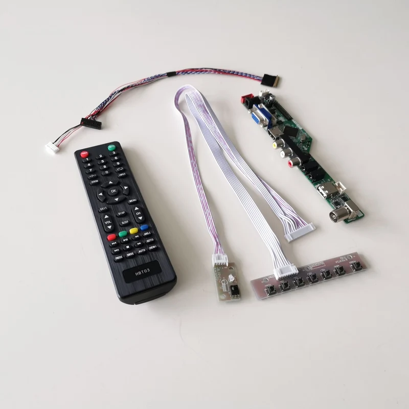 Для N116B6-L05/L06/L07 11," ноутбук VGA+ HDMI+ AV+ USB+ RF LVDS 40Pin WLED T. V56 экран контроллер привод плата 1366*768 DIY kit