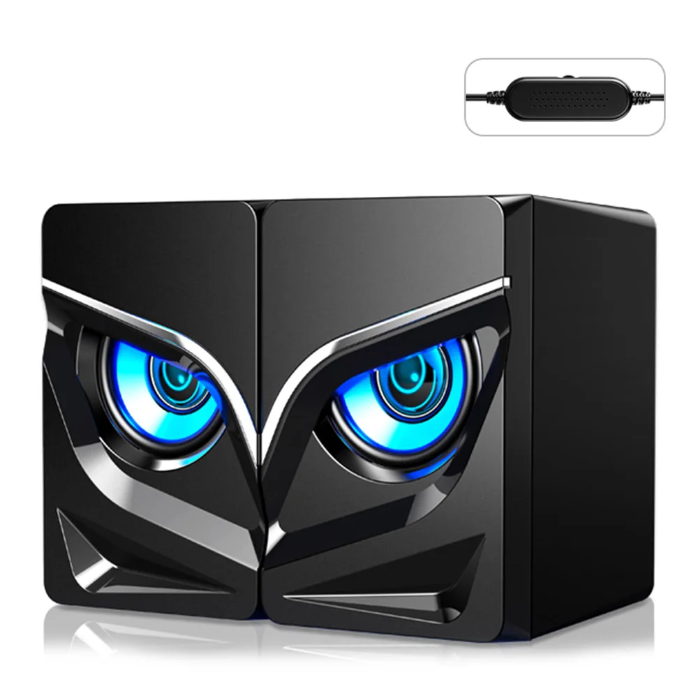 Мини звуковая колонка USB 2 1 стереоколонка для настольного компьютера с