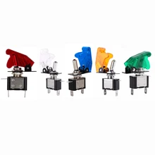 1 шт 12V 20A тумблер красный/желтый/синий/зеленый/белый авто крышка светодиодный светильник SPST переключатель кулисный переключатель Управление вкл/выкл прочный 1 шт 12V 20A тумблер красный/желтый/синий/зеленый/белый авто крышка светодиодный светильник SPST переключатель кулисный переключатель Управление вкл/выкл прочный