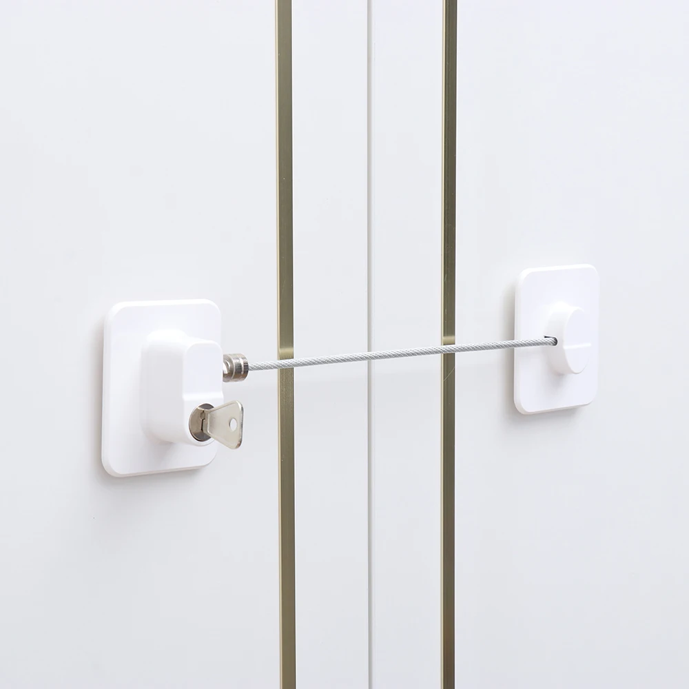 Child Lock Cabinet Lock Safety Lock 1PC Baby Safety Lock With Metal Key Or Coded Lock Refrigerator Drawers Window Cabinet Digital Password Child Protection