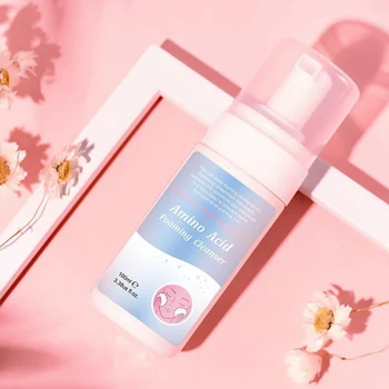 

Control Oil Shrinking Pores Brighten Skin Color Face Cleanser Face Deep Clean Amino Acid Moisturizing Cleanser Face Washing Tool