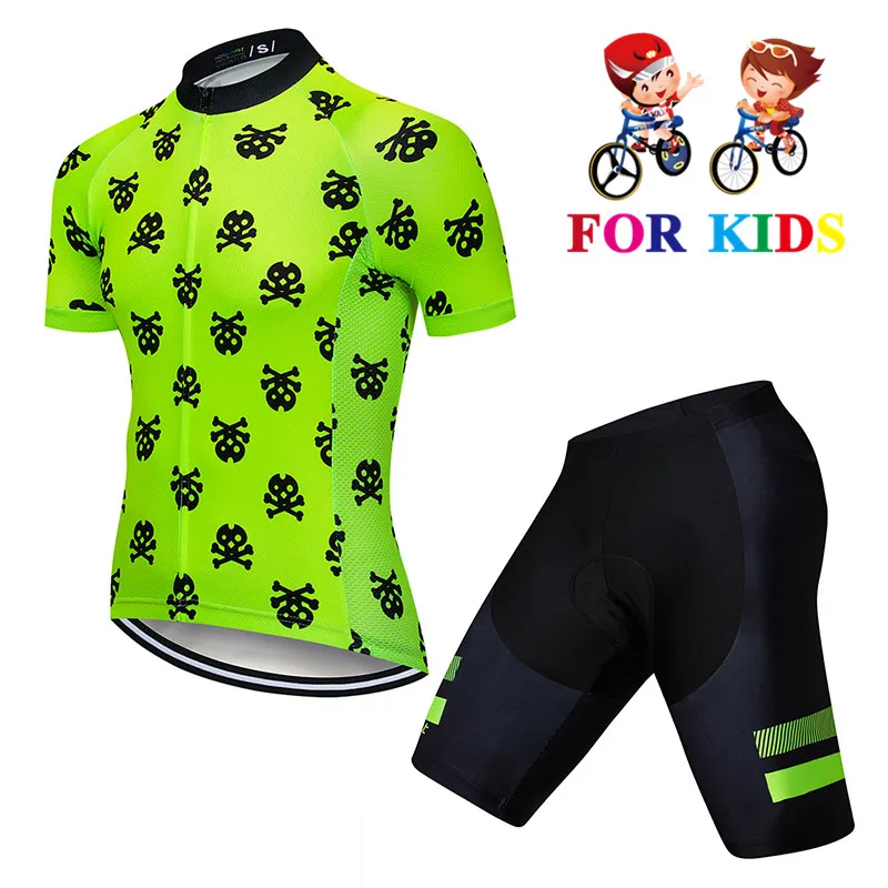Children Cycling Jersey Sets Kids Bike Cycling Clothing Set Boys