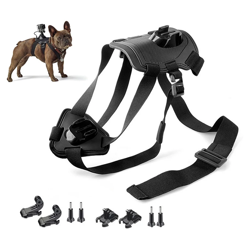 

Fetch Dog Harness Chest Strap for GoPro Hero 9 8 7 6 5 4 Session Sjcam Sj4000 Yi 4K Eken H9r DJI Action Camera Go Pro Accessory