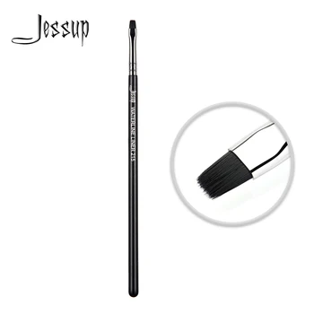 

Jessup Practical Professional Eye Makeup Brush Fiber Bristle Pearlescent Black/Silver Make Up Brush WATERLINE LINER-215