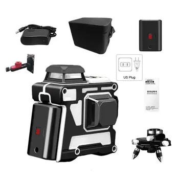 

Laser Level 12 Lines 3D Self-Leveling 360 Horizontal And Vertical Cross Super Powerful Green Laser Beam Line