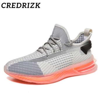 

Fashion Reflective Lace Up Casual Shoes Men Breathable Comfortable Designer Sneakers Plus Size 39-46 Walking Trainers Footwear