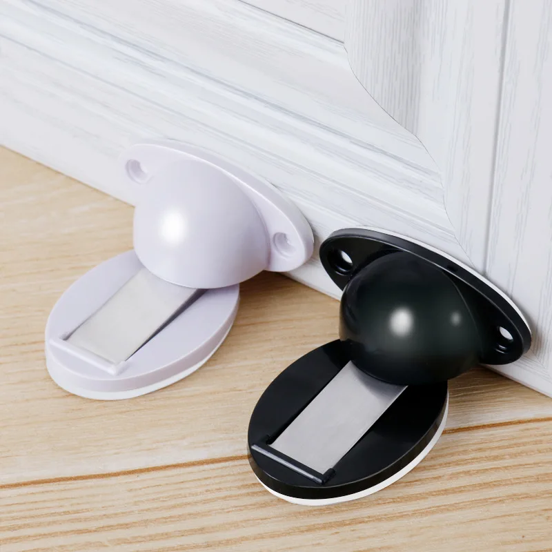 Strong Suction Door Stopper Punch free Door Suction Hidden