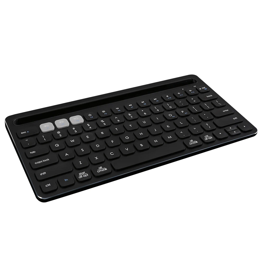 

FD iK8500 Wireless BT Keyboard Ultra-slim Built-in Battery Rechargeable Keyboards Ergonomic Design Stable Connection