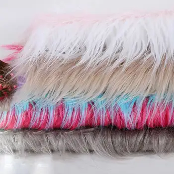 

Faux fur two-color beach wool gradient radish silk plush pillow toy carpet flannel fabric