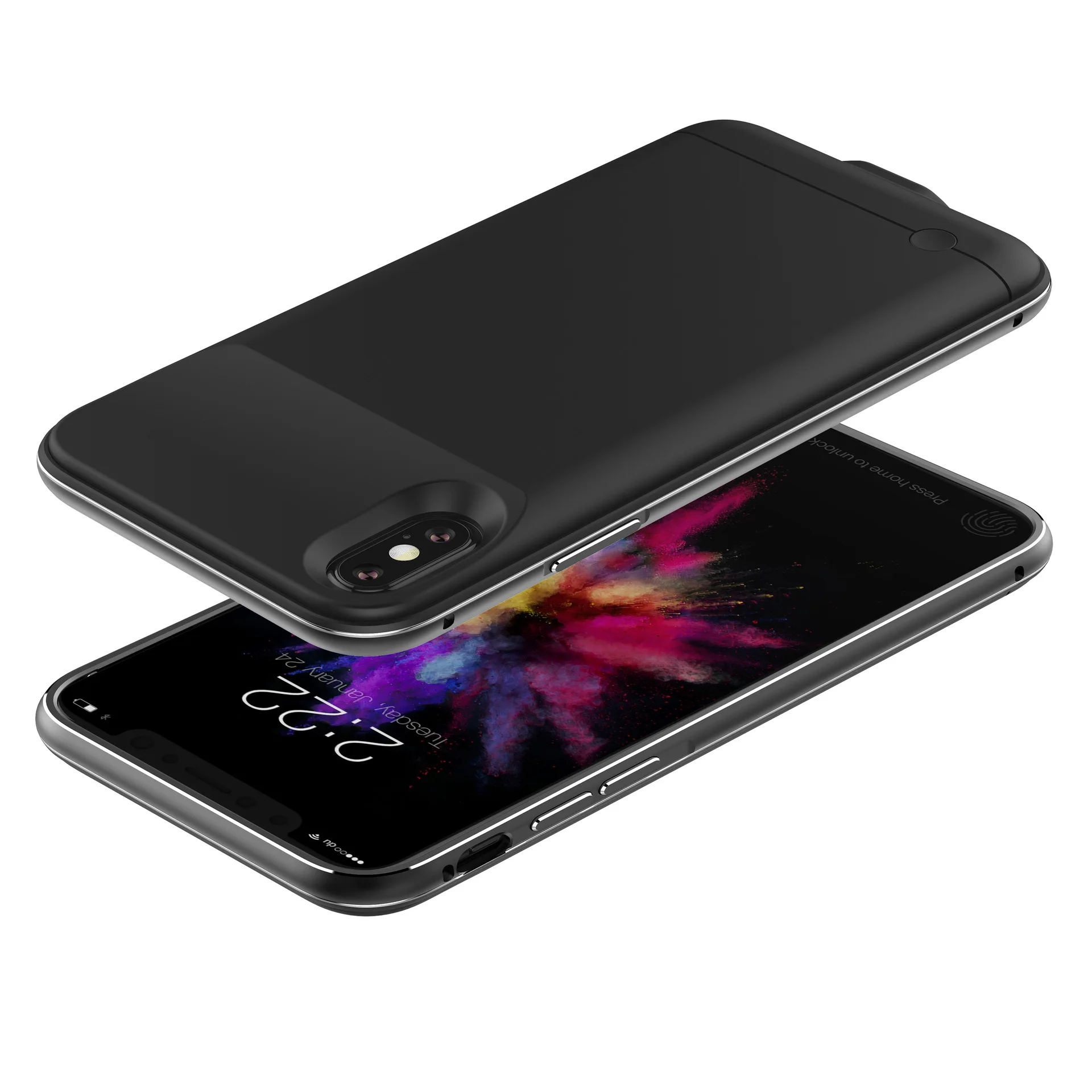 

Suitable for New Style IPhoneX Ultra-Thin Non-Chin Battery Case Apple 10 Battery Case