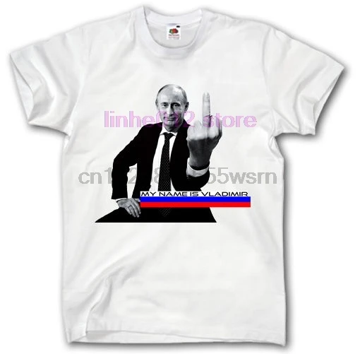 2019 Путина меня зовут футболка &quotВладимир&quot S-XXL Россия Забавный KREML без свобода