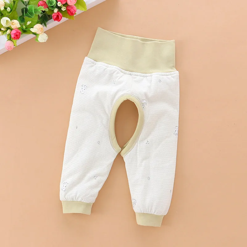 Joy Bear Men And Women Baby Antarctic Cotton Thick Open File High Waist Pants