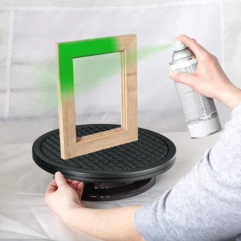 

25cm lazy susan turntable Pottery Wheel Plastic rotating display stand model Sculpture Making Platform Turn Table pottery tools