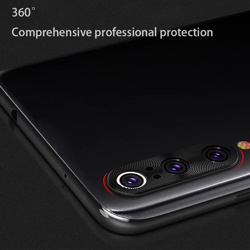 Алюминиевый защитный чехол для объектива камеры с покрытием для Xiaomi mi 9T CC9e 8 SE 9 A3 Lite, чехол с красным кольцом для защиты камеры mi Note 7 8 Pro