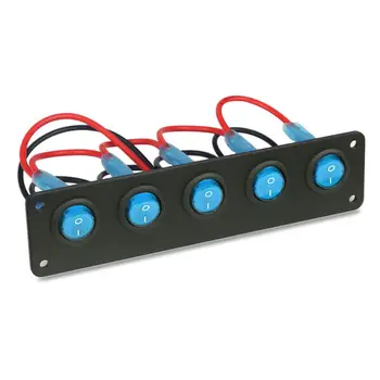 

Blue Switch LED Toggle Rocker Panel Car Boat Marine Truck 12V Waterproof