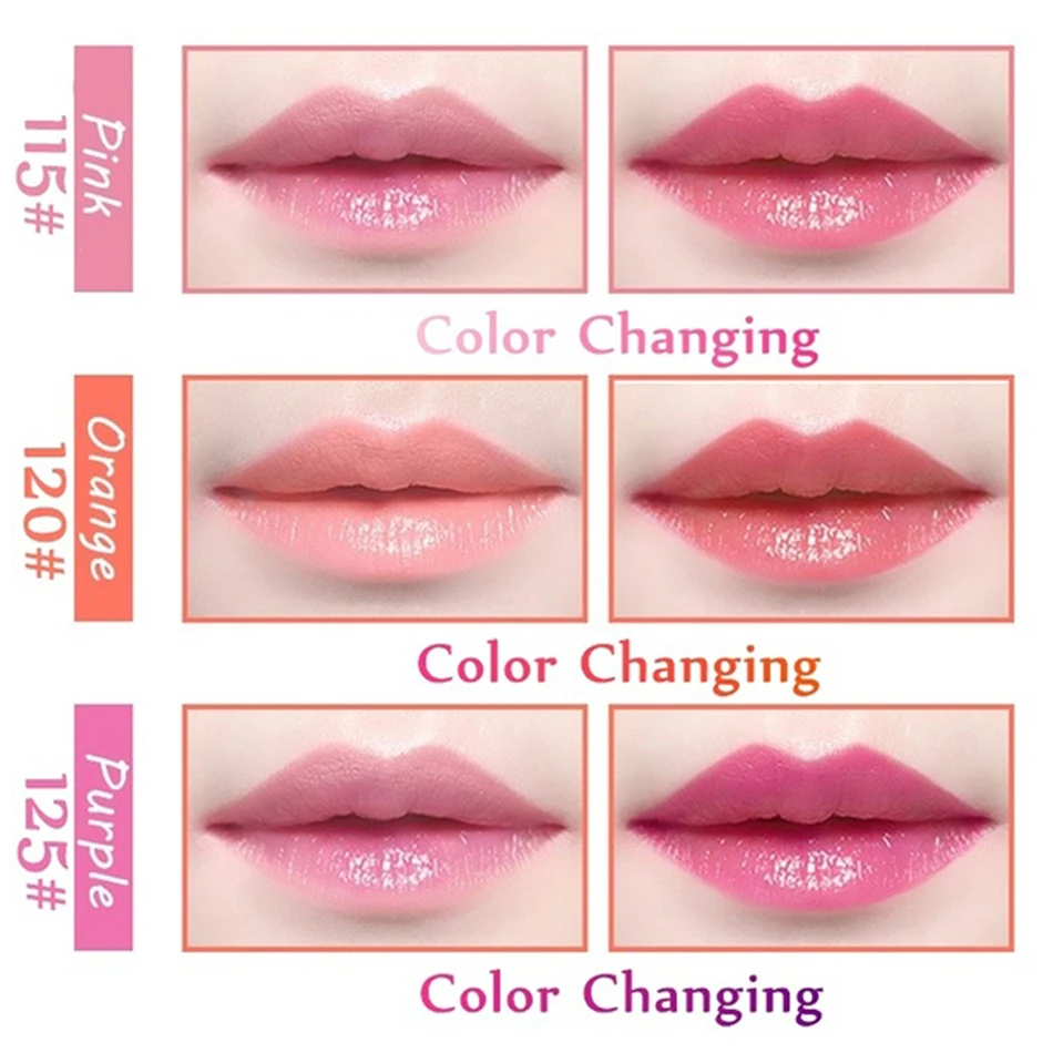 Crystal Jelly Lipstick, Long Lasting Nutritious Balm Lips Moisturizer Magic Temperature Color Change Lip Gloss Care Cosmetics • COLMADO