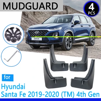 

Mudguards fit For Hyundai Santa Fe 2019~2020 TM Car Accessories Mudflap Fender Auto Replacement Parts