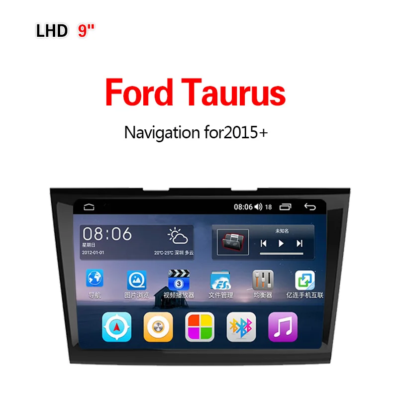 Lionet gps навигация для автомобиля Ford aurus+ 9 дюймов LF1003X - Размер экрана, дюймов: 4G8core4G32G