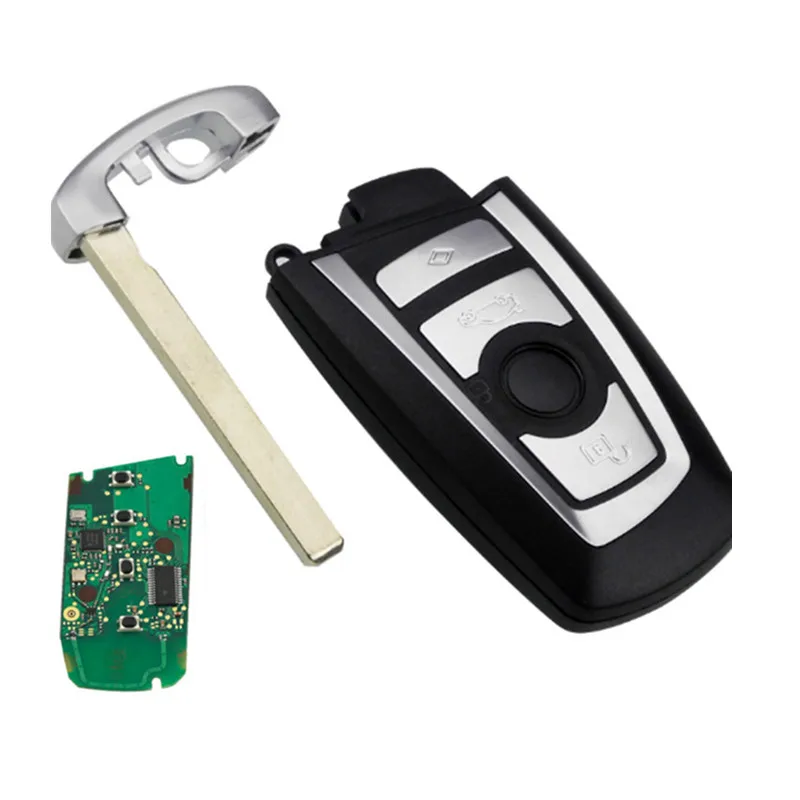 4 кнопки умный автомобиль дистанционный ключ ключи 868 МГц 434 pcf7945 чип для BMW серии F