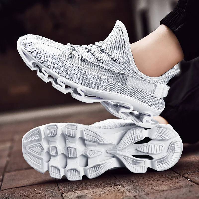 

2019 Summer New Style Blade Shoes Men's Breathable Low Top Running Shoes Students Korean-style Sports Footwear Coconut Shoes Men