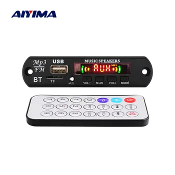 

AIYIMA Bluetooth Decoder Board 12V Decoding MP3 Player USB TF FM Radio AUX DIY For Music Audio Speakers Home Sound Amplifier