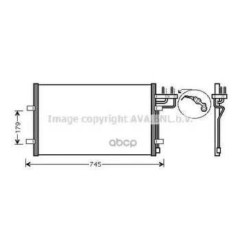 

Radiator conditioner Ford C-Max focus II Ava art. fda5367
