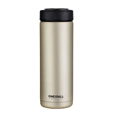 680ml Champagne Термосы, термосы для кофе, бутылки для заварки чая, кофейная кружка из нержавеющей стали 304, термоизоляционная бутылка для машины, 380 мл, 680 мл - Цвет: 680ml Champagne