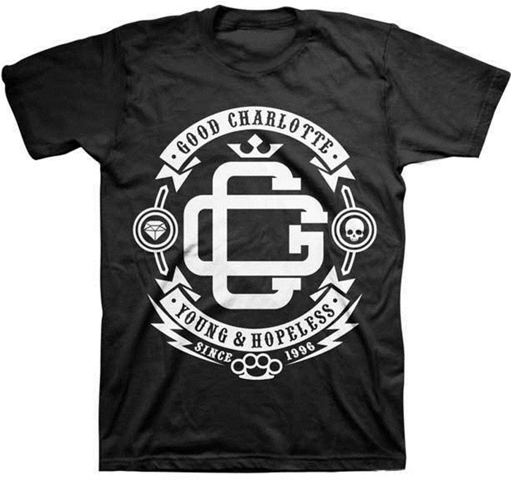 Good Charlotte-Young &amp Hopeless-футболка S-M-L-Xl-2Xl новая футболка из дышащей ткани | Мужская