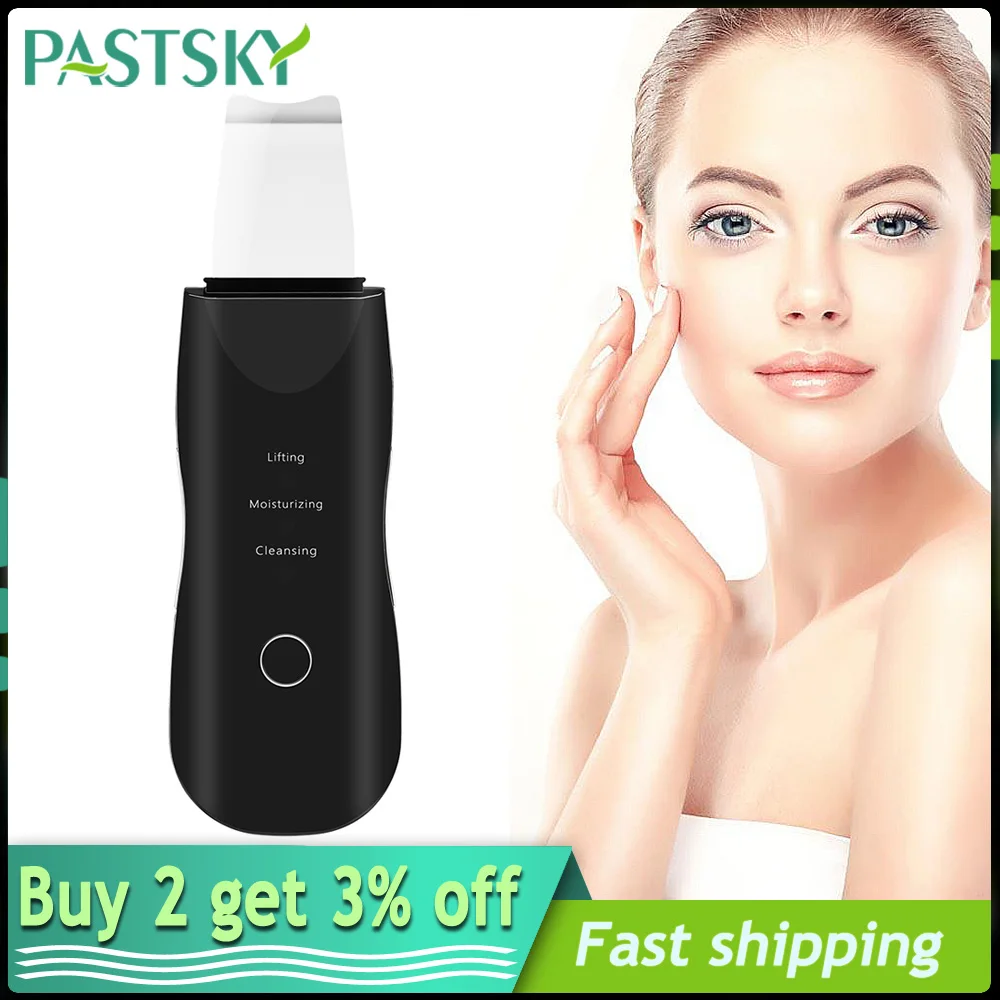 

Electric Skin Scrubber Blackhead Remover Comedone Extractor Pore Deep Cleansing Exfoliator Facial Lifting Tool Beauty Instrument