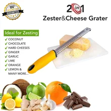 Многофункциональная терка для лимона шоколада из нержавеющей стали Zester Cheese Microplane Rasp нож для снятия цедры с фруктов кухонные хорошие Вспомогательные аксессуары