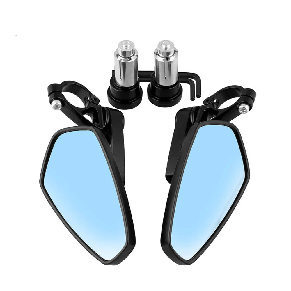 Bumbee Motorcycle Mirrors Rear View Black Mirror Compatible with Most Honda Grom GROM MSX125 CB500F Z125 pro-Z650 Z750 Z800 Z900 MT-03 MT-07 FZ-07 MT-09 FZ-09 MT-10 FZ-10 MT-25 FZ6 FZ8 FZ6R0 