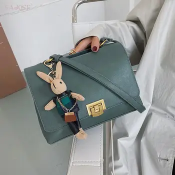 

Women Crossbody Solid Handbags Handbag High Quality Casual Leather Messenger Girl Bag Shoulder Fashion Lady Bags For Women