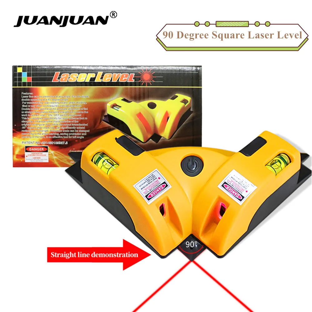 Laser Level Right Angle 90 Degree Square Measurement Tool